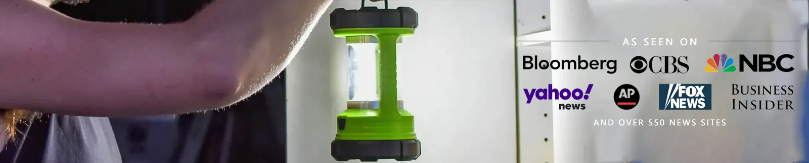 Rechargeable Lantern Banner