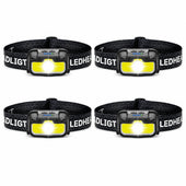 HOKOILN R1 2PACK - 1300LM 7 Modes Memory Function Adjustable Motion Sensor Headlamp