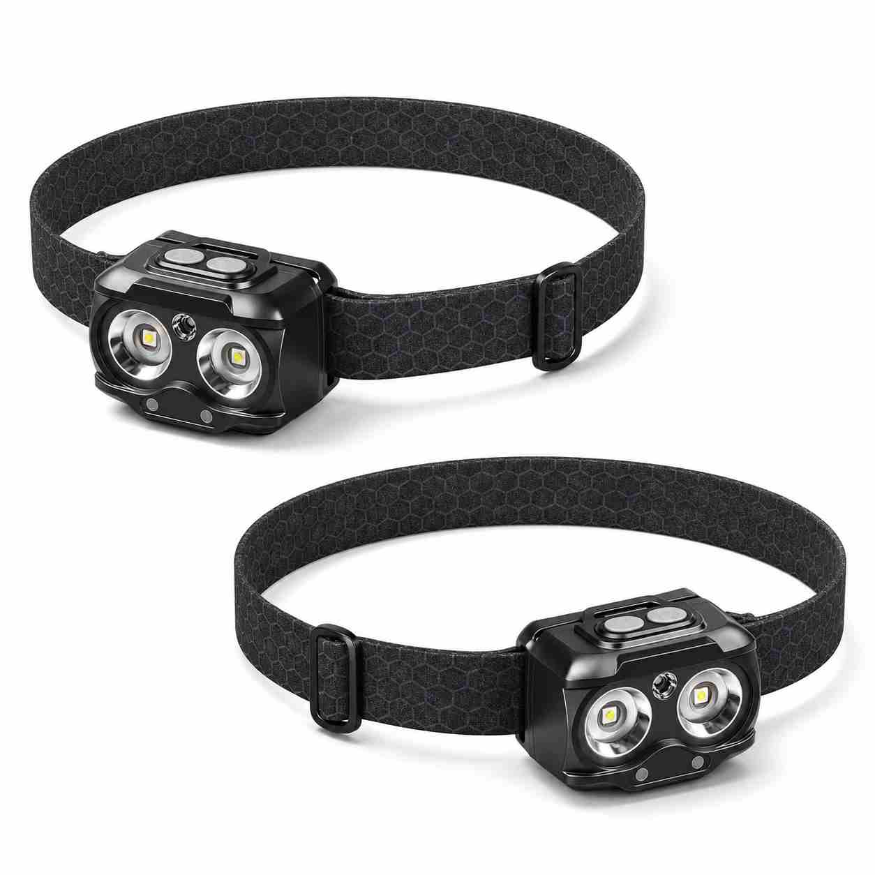 HOPEDONE H2 450LM Rechargeable Motion Sensor Headlamp for Running & Work