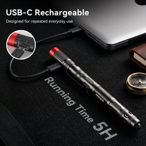HOKOLITE CLAKAP P5 7-in-1 Rechargeable Multitool Pen Light for Inspection & Emergency