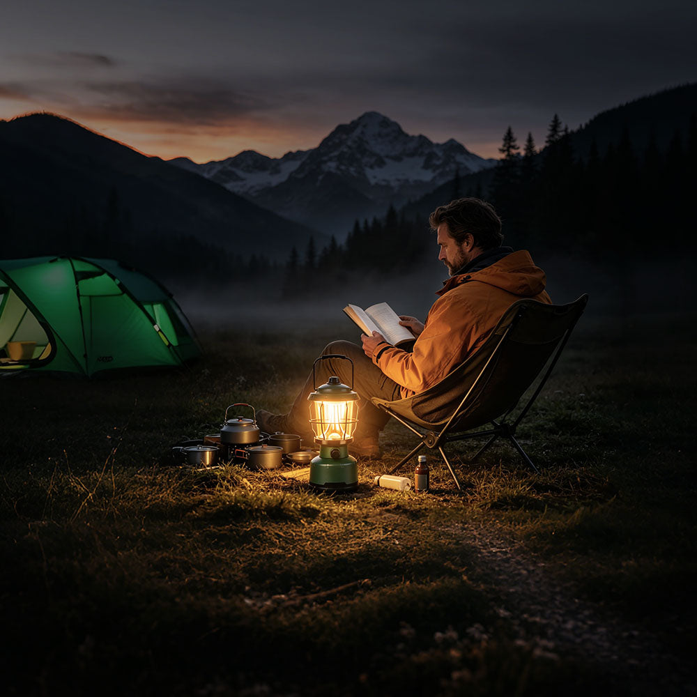 Shop Hokolite rechargeable LED camping lanterns — 360° area lighting, collapsible designs, USB-C rechargeable. Built for backpacking, car camping, and off-grid use.