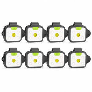 HOKOILN R5 2Pack-200 Lumen USB Rechargeable Clip-On Running Lights