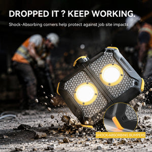 HOKOLITE 2500LM 360° Rotatable Magnetic Work Light&Power Bank - HOKOILN W1