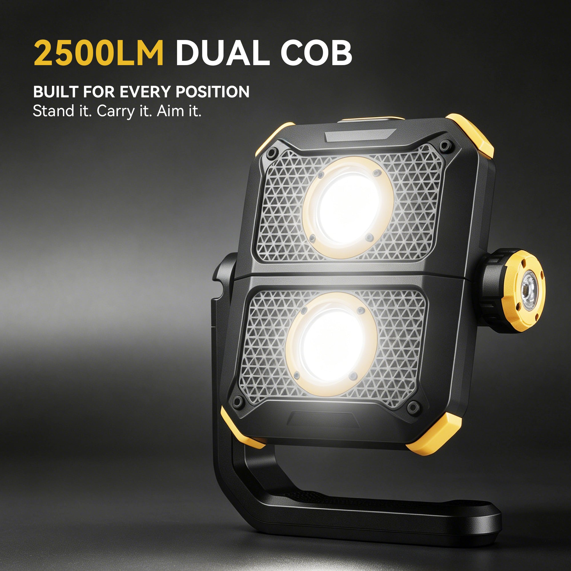 HOKOLITE 2500LM 360° Rotatable Magnetic Work Light&Power Bank - HOKOILN W1
