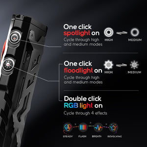 Hokolite-Button-Usage-2000LM-Rechargeable-EDC-Magnetic-Flashlight-flashlights