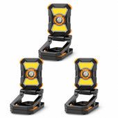 ADELANTE W3 Rechargeable Work Light&Power Bank - 2100LM Clamp 7 Light 4-in-1