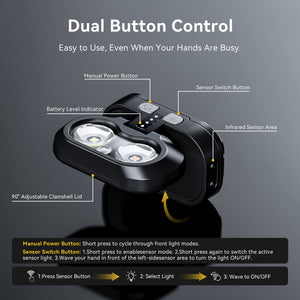Hokolite EGUKU H1 red light headlamp for night visibility