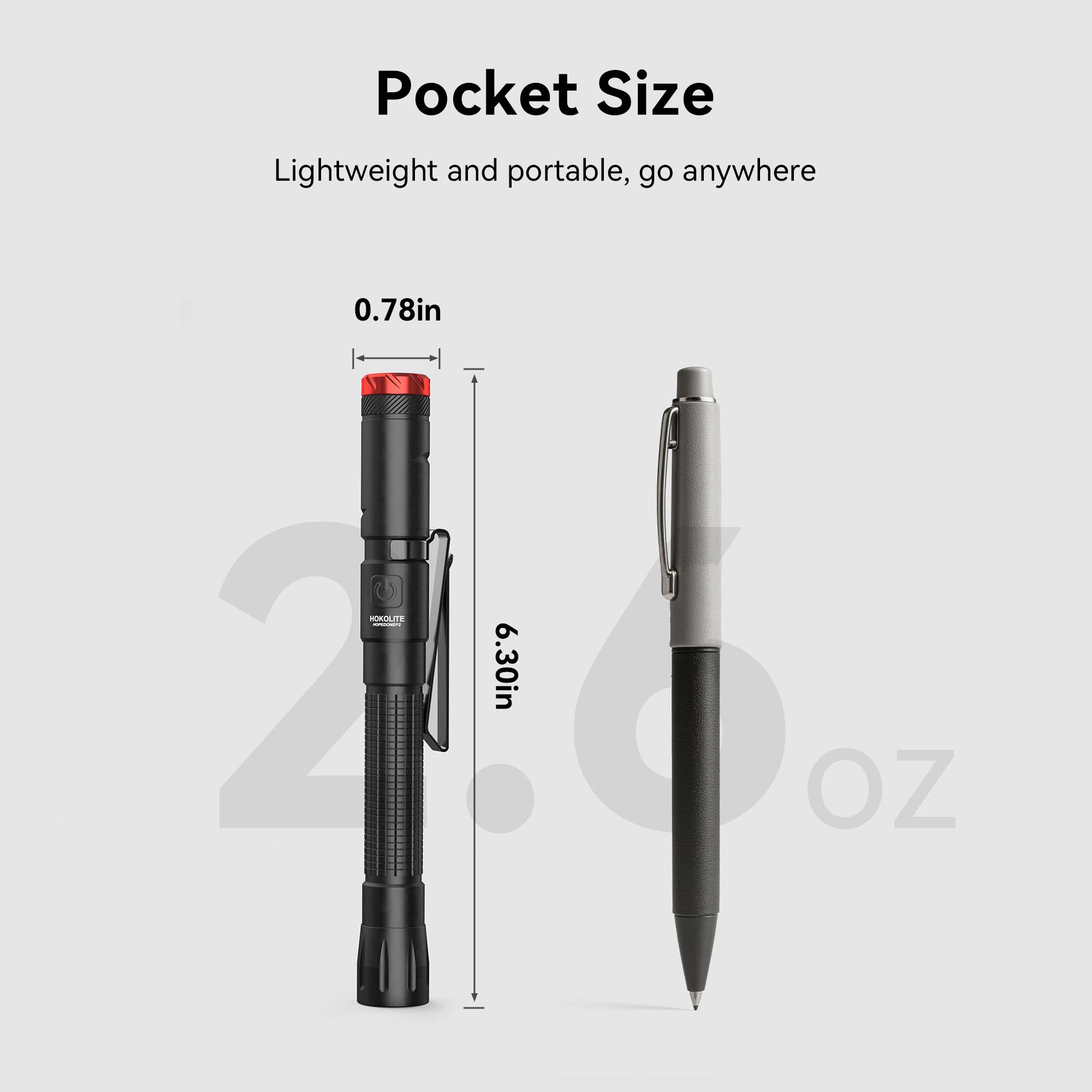 Hokolite Hopedone P2 rechargeable pen flashlight for detailed repair work
