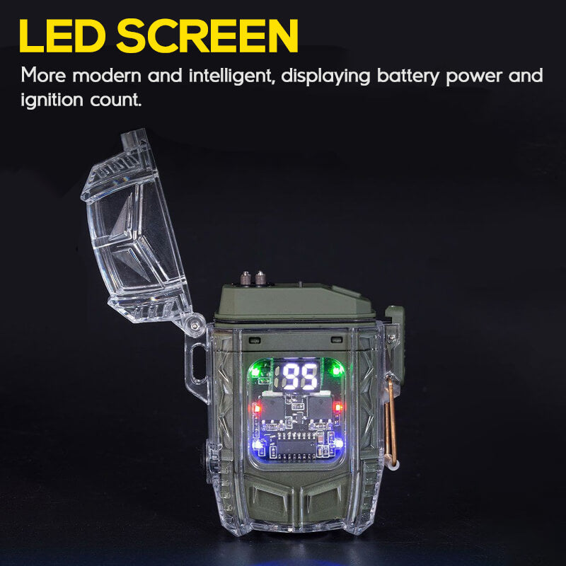 400 Lumens Arc Electric Lighter With LED Flashlight