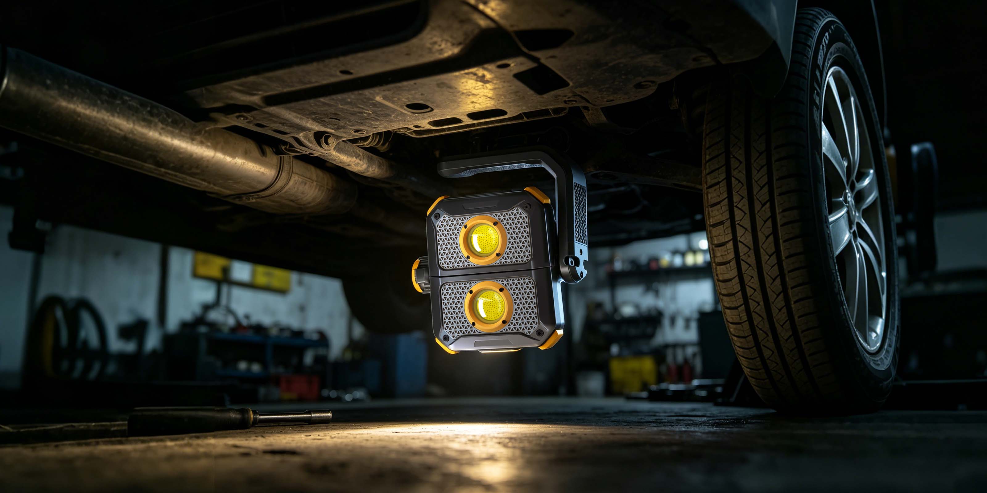 The Hokolite Hokolin W1 delivers 2500 lumens with 360° rotation. Strong magnetic, 9 lighting modes, USB-C. Perfect for garage and emergency lighting use.