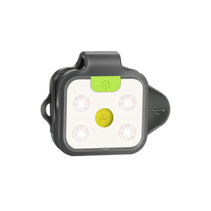 Waterproof Night Running Light With Clip On Flashlight