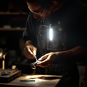 800 Lumens Rechargeable EDC Pen Light with Laser Pointer