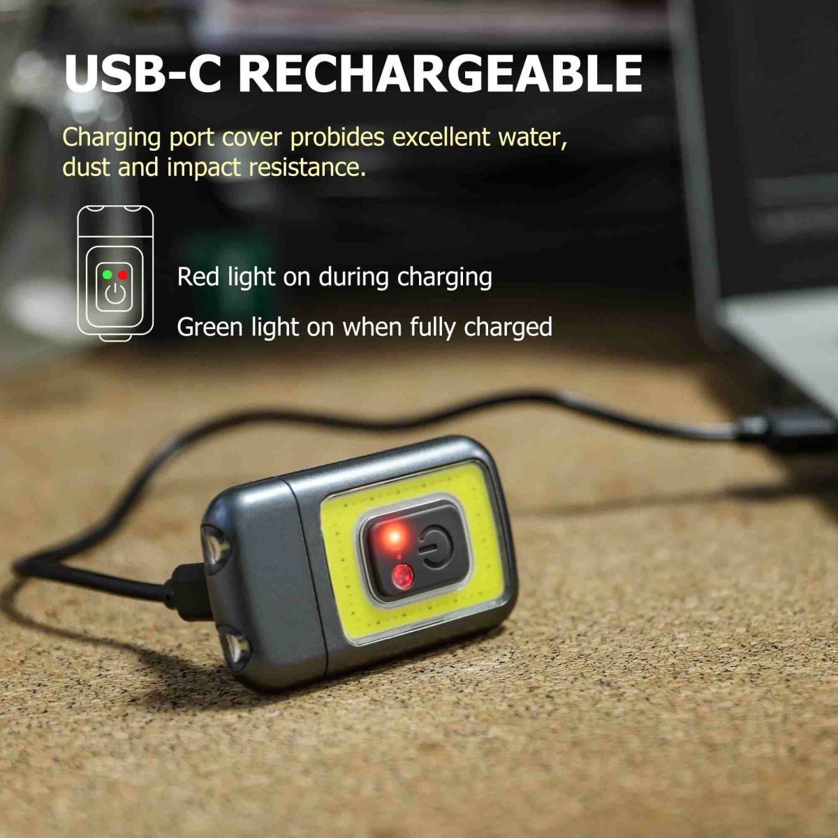 HOKOLITE 0084 - 200 Lumen Clip On Running Light -