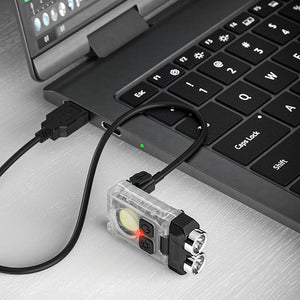 HOKOLITE 1454 - 1200LM Adjustable Keychain EDC Flashlight -