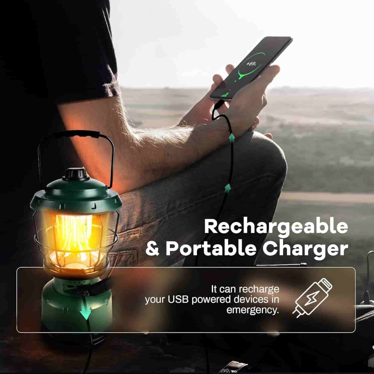 HOKOLITE 2003 - 6000 Lumens Dimmable Camping Lantern -