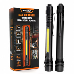 HOKOLITE 7593 - 800 Lumen Dual Light EDC Flashlight -