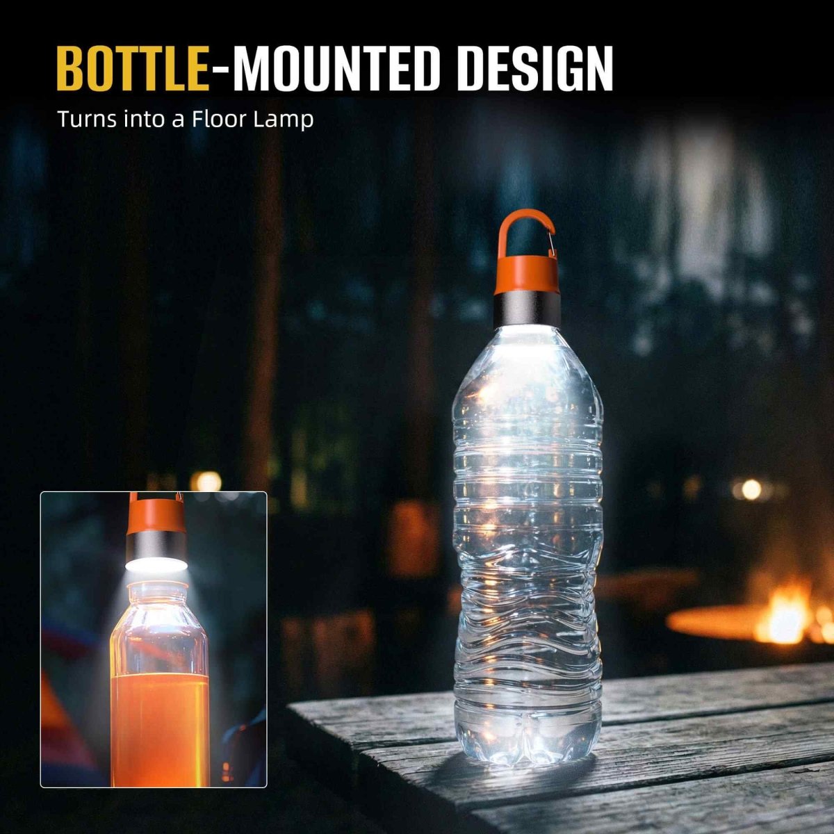 HOKOLITE 7612 - 150 Lumen 3 Pack RGB Camping Lantern -