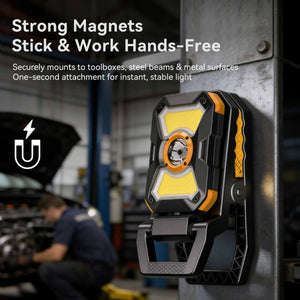 HOKOLITE ADELANTE W3 - 2100LM Clamp Magnetic Work Light -