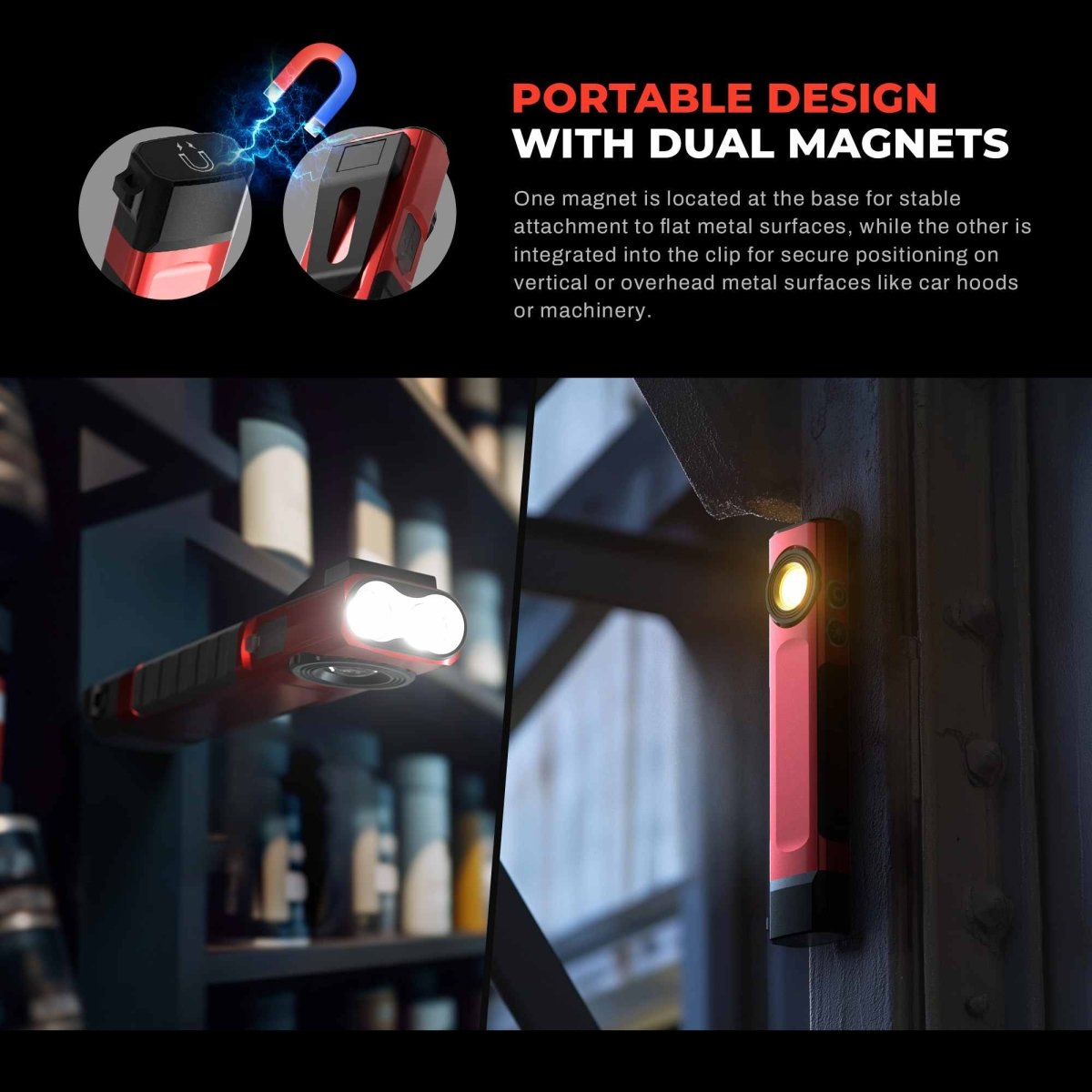 HOKOLITE ANHAY T1 - 1500 Lumen Magnetic Clip EDC Flashlight -