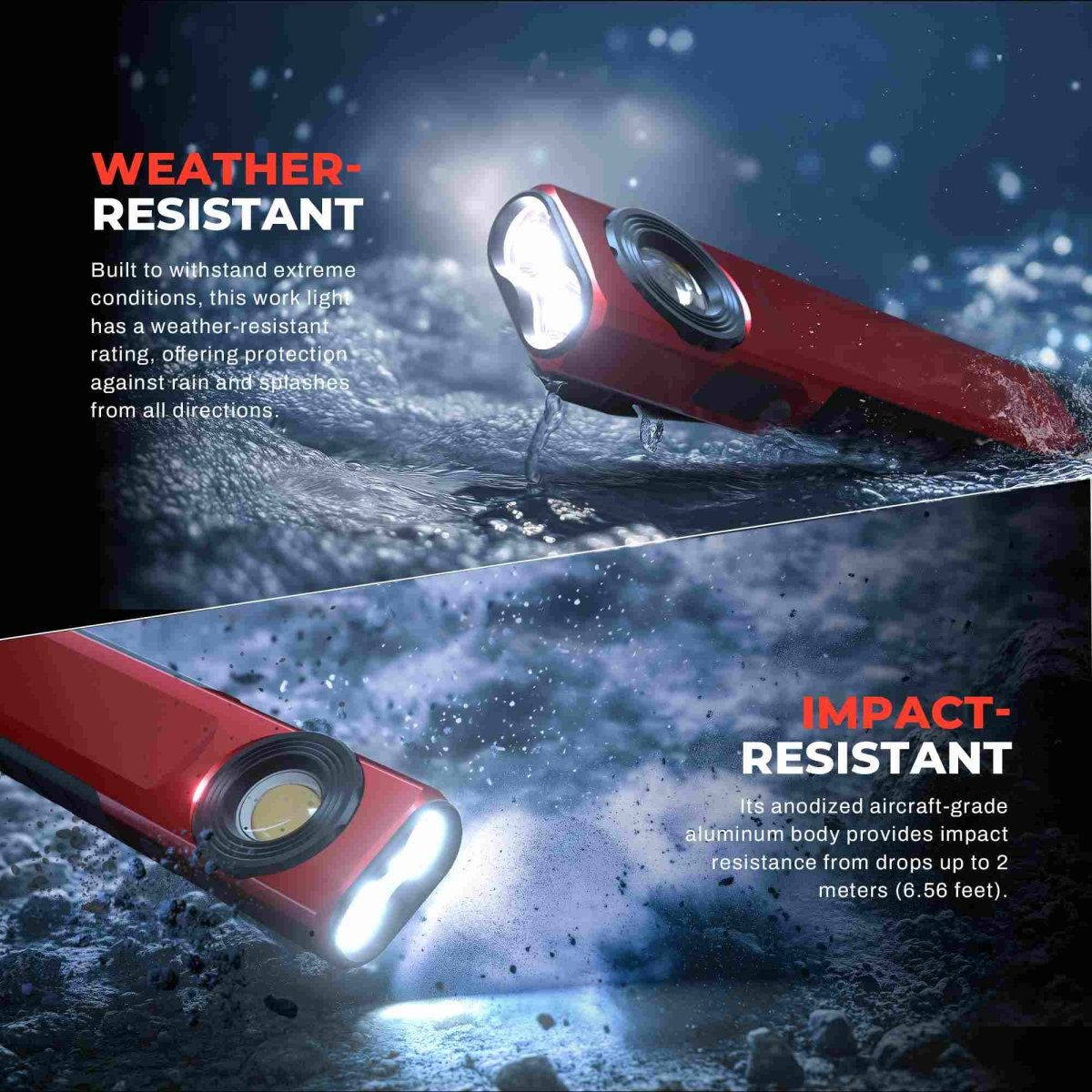 HOKOLITE ANHAY T1 - 1500 Lumen Magnetic Clip EDC Flashlight -