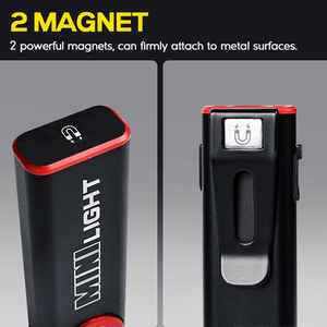 Hokolite Lexall E1 1600 lumen magnetic EDC flashlight for outdoor use
