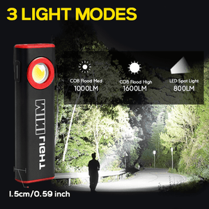 Hokolite Lexall E1 1600 lumen magnetic EDC flashlight for outdoor use