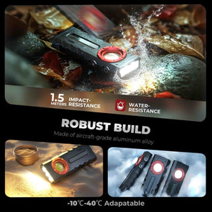 HOKOLITE LEXALL E6 - 3 - in - 1 Light Pocket EDC Flashlight -