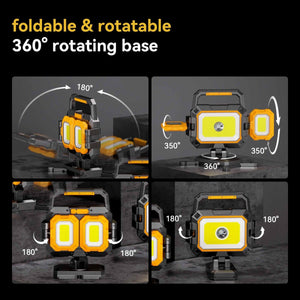 Hokolite Yonzi W5 delivers 4000 lumens with 3-in-1 versatility. Magnetic base, IPX4, USB-C. Perfect for garage and jobsite use.