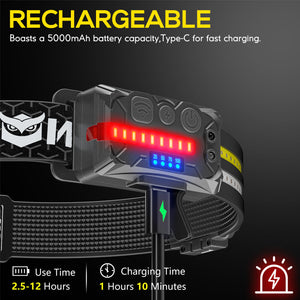 Hokolite-rechargeable-1200-Lumen-260-Wide-Beam-Dual-Light-Source-Headlamp-With-Motion-Sensor-Light