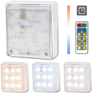 LED Battery Dimmable Tap Light 4 Pack