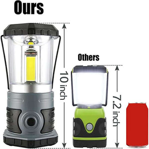 Hokolite 10-inch length bigger than other lighting for camping