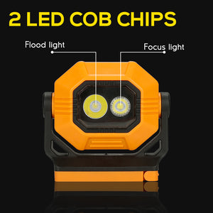 1500 Lumens Portable LED Work Light With Spot And Flood Lighting