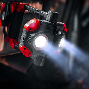 Hokolite magnetic work light can be adsorbed on metal surfaces