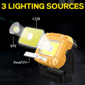 Hokolite 3lightingsources-rechargeableledworklight-worklight
