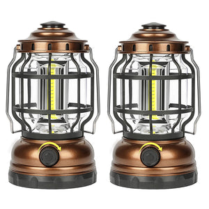 Hokolite 1500 Lumens rechargeable railroad lantern 2 pack
