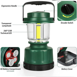 Hokolite 2500 Lumens camp lantern design detail