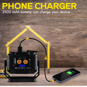 Hokolite rechargeable led work light work light PHONE-CHARGER