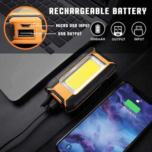 Hokolite portable work light can charge your smartphone