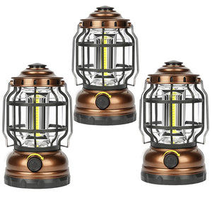 Hokolite 1500 Lumens rechargeable railroad lantern 3 pack