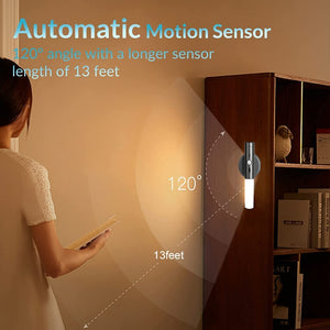 Hokolite Automatic motion sensor light rechargeable motion sensor light