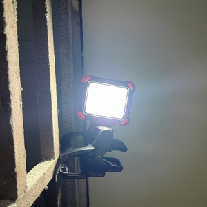 2100 Lumens Rechargeable LED Clamp Working Light with 270° Rotation