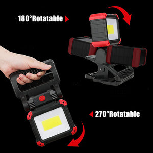 Hokolite outdoor work lights have a 270° rotating magnetic base