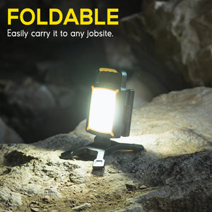 Hokolite-8000-Lumens-LED-Work-Light-Stand-Three-head-Construction-Light-For-Jobsite-Lighting
