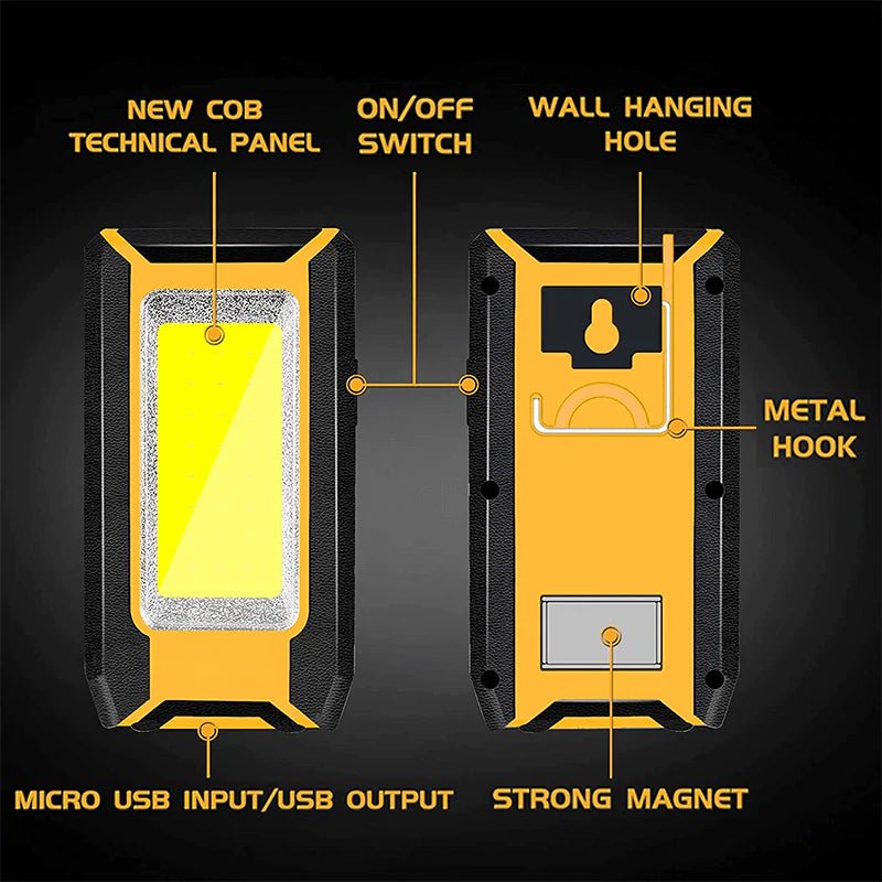 HOKOLITE 0063 - 1500 Lumen Magnetic Work Light -