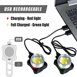 Hokolite USB rechargeable Bike Light Set