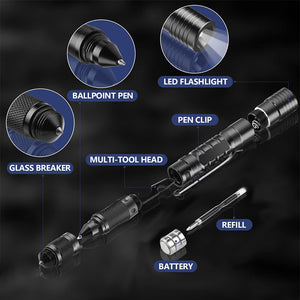 4-in-1 Multitool Pen with a Flashlight Portable Details