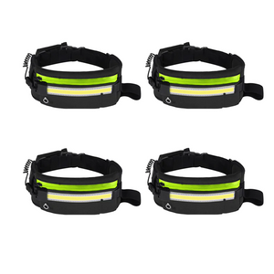 Hokolite 1000 Lumens Rechargeable Running Light Belt 4 pack