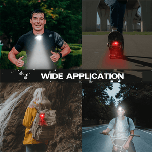 Hokolite wide application bike light set