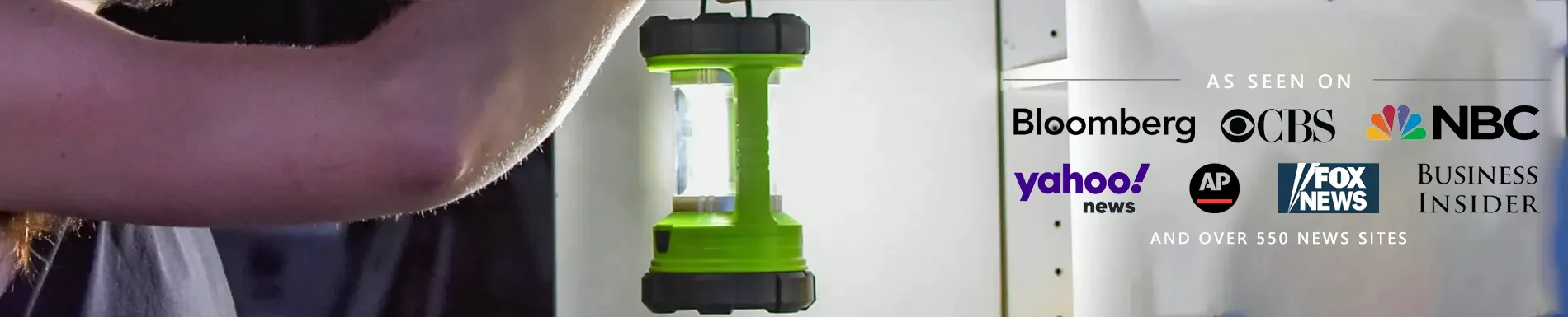 Rechargeable Lantern Banner