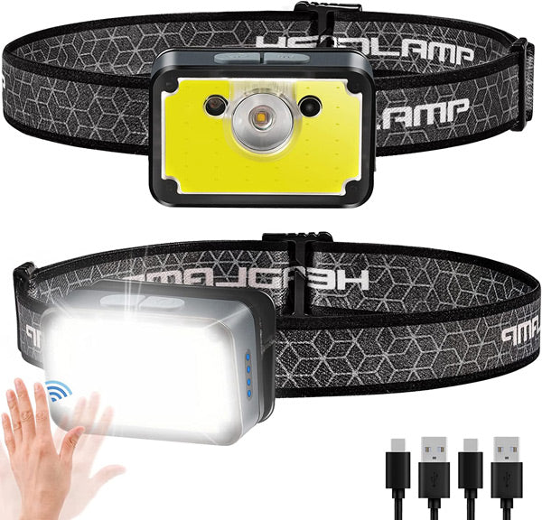 1600 Lumens Headband Flashlight With Red light Headlamps For Hunting